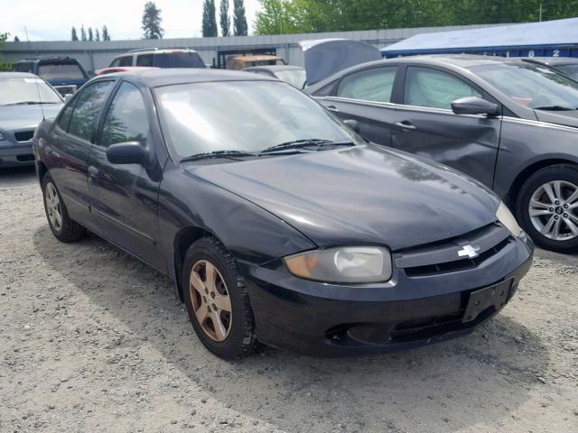 1G1JF52F337211408 - 2003 CHEVROLET CAVALIER L BLACK photo 1