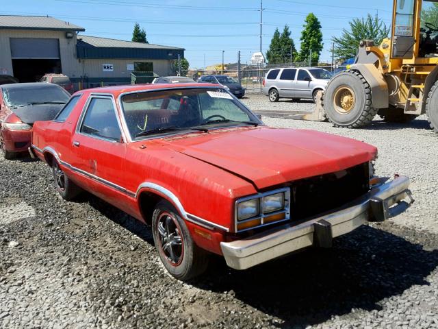 1FABP22B1BK105223 - 1981 FORD FAIRMONT F RED photo 1