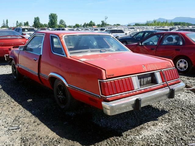 1FABP22B1BK105223 - 1981 FORD FAIRMONT F RED photo 3