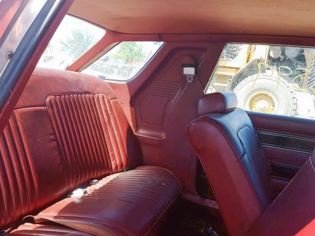 1FABP22B1BK105223 - 1981 FORD FAIRMONT F RED photo 6