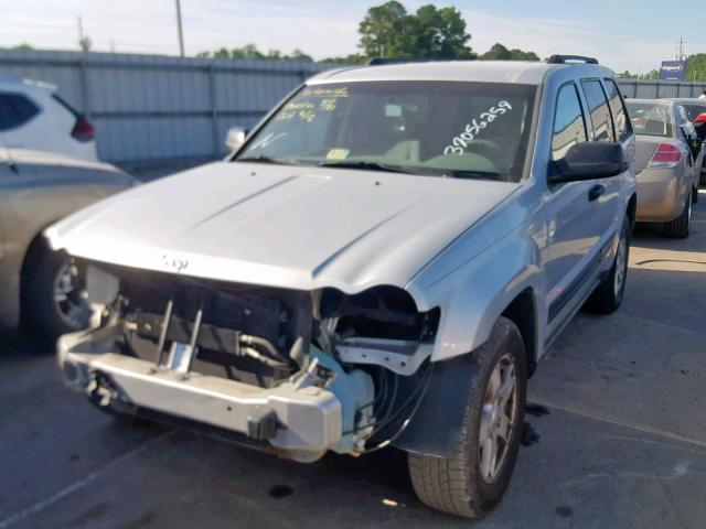 1J4GR48K06C310104 - 2006 JEEP GRAND CHER SILVER photo 2