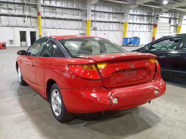 1G8ZY14742Z276770 - 2002 SATURN SC2 RED photo 3