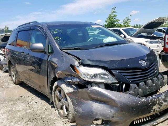 5TDZK3DC7BS080405 - 2011 TOYOTA SIENNA GRAY photo 1