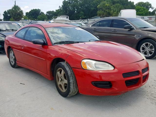 4B3AG42G02E037444 - 2002 DODGE STRATUS SE RED photo 1