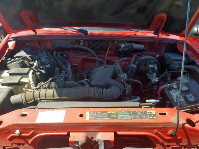 4F4YR16U84TM07844 - 2004 MAZDA B3000 CAB RED photo 7