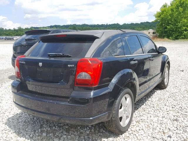 1B3HB48B88D768485 - 2008 DODGE CALIBER SX BLACK photo 4