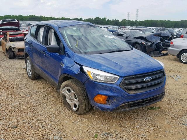 1FMCU0F70HUE85732 - 2017 FORD ESCAPE S BLUE photo 1