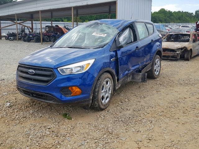 1FMCU0F70HUE85732 - 2017 FORD ESCAPE S BLUE photo 2