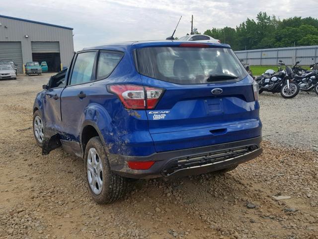 1FMCU0F70HUE85732 - 2017 FORD ESCAPE S BLUE photo 3