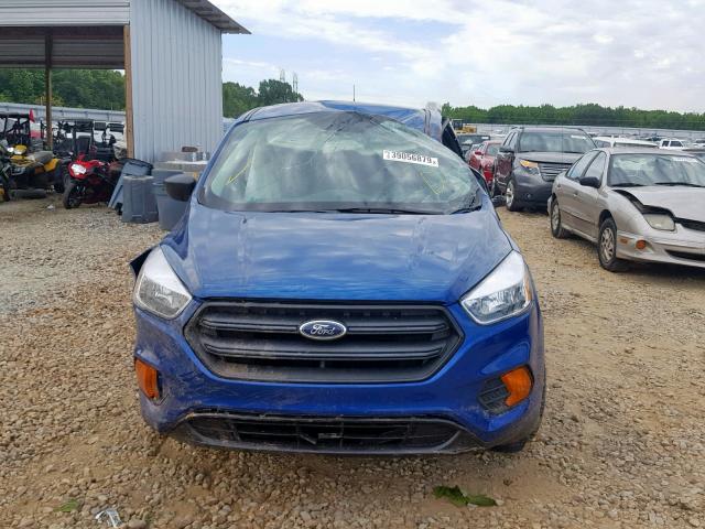 1FMCU0F70HUE85732 - 2017 FORD ESCAPE S BLUE photo 9