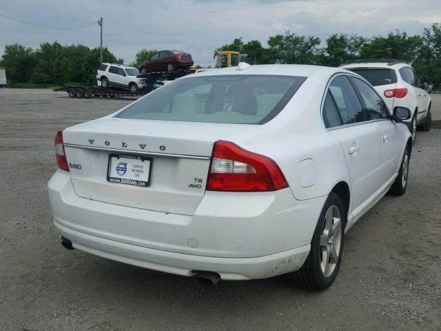 YV1AH992491105356 - 2009 VOLVO S80 T6 WHITE photo 4