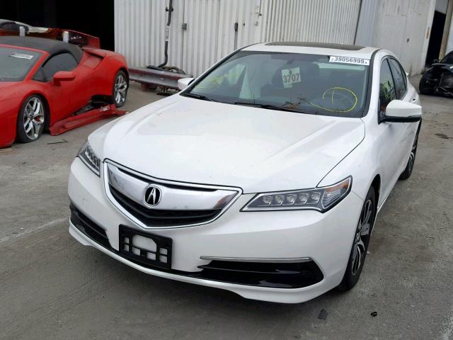 19UUB1F32FA028230 - 2015 ACURA TLX WHITE photo 2