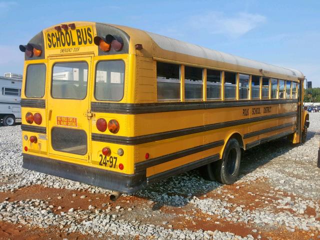 1FDXB80C9WVA06727 - 1998 FORD BUS CHASSI YELLOW photo 4