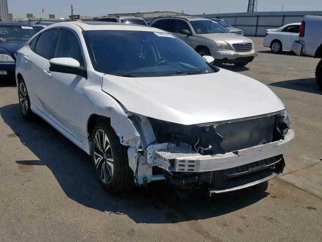 19XFC1F7XGE217116 - 2016 HONDA CIVIC EXL WHITE photo 1