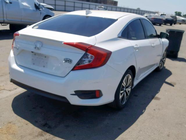 19XFC1F7XGE217116 - 2016 HONDA CIVIC EXL WHITE photo 4