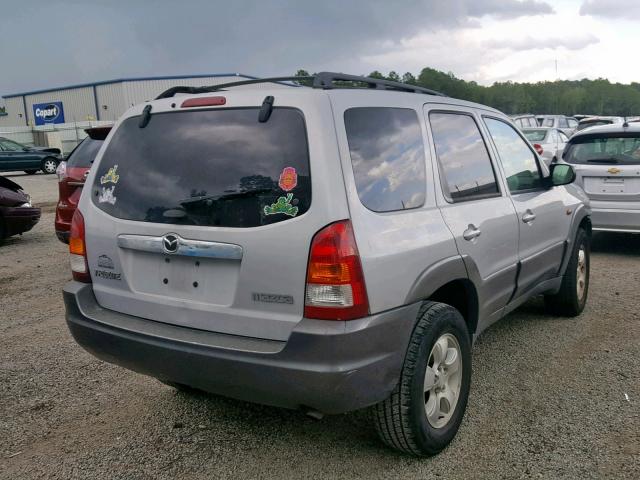 4F2YZ04173KM33982 - 2003 MAZDA TRIBUTE LX SILVER photo 4