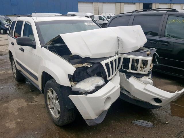 1J4GS48K16C298307 - 2006 JEEP GRAND CHER WHITE photo 1