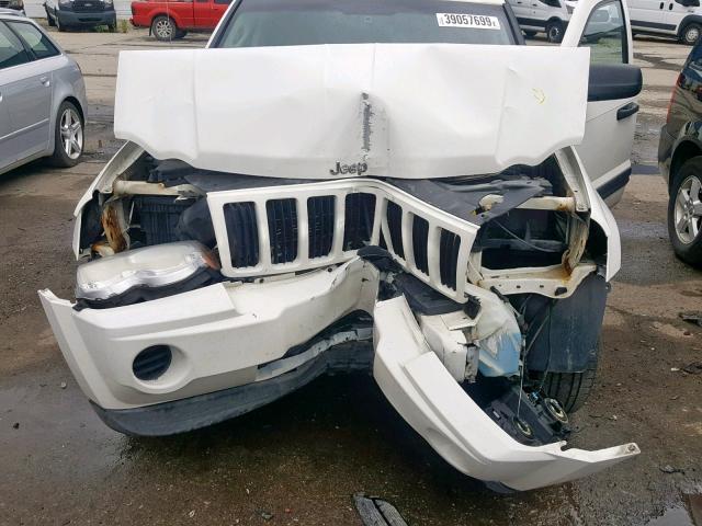 1J4GS48K16C298307 - 2006 JEEP GRAND CHER WHITE photo 7