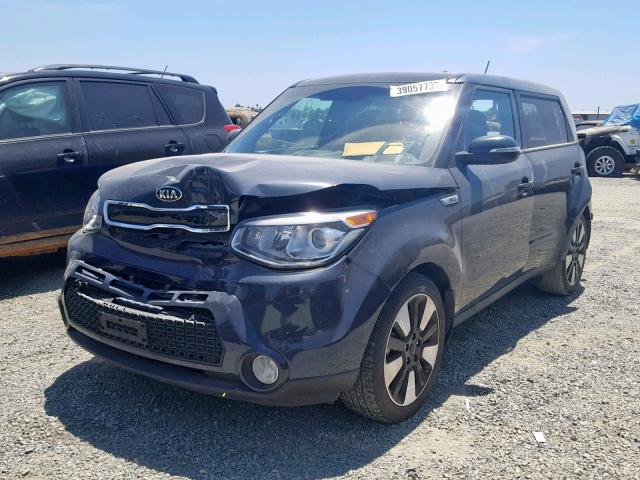 KNDJX3A50F7136415 - 2015 KIA SOUL ! GRAY photo 2