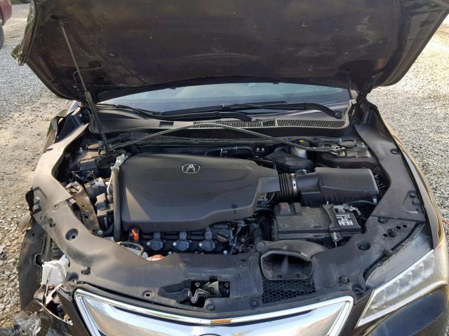 19UUB2F52FA026114 - 2015 ACURA TLX TECH BROWN photo 7