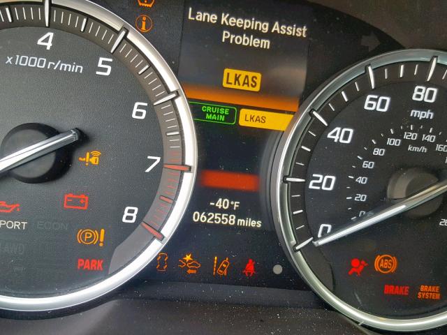 19UUB2F52FA026114 - 2015 ACURA TLX TECH BROWN photo 8