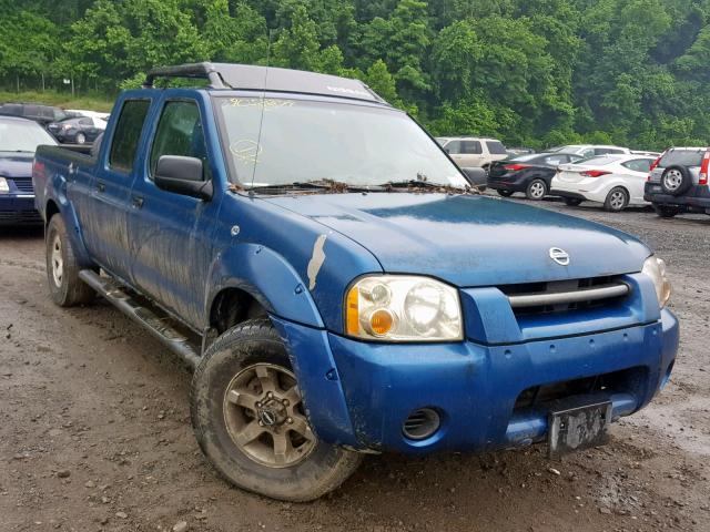 1N6ED29Y44C404452 - 2004 NISSAN FRONTIER C BLUE photo 1