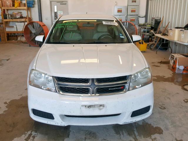 1B3BD1FB6BN586657 - 2011 DODGE AVENGER MA WHITE photo 9