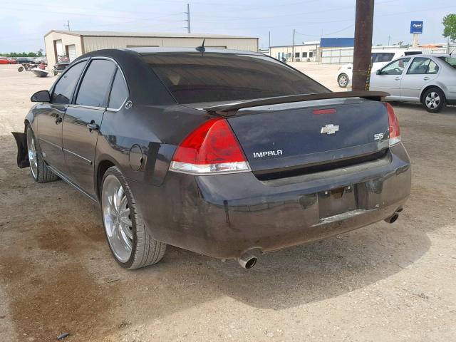 2G1WD58C269150774 - 2006 CHEVROLET IMPALA SUP შავი ფოტო 3