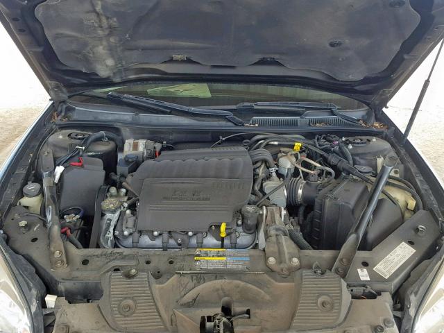 2G1WD58C269150774 - 2006 CHEVROLET IMPALA SUP შავი ფოტო 7