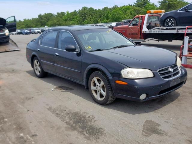 JN1CA31A01T314804 - 2001 NISSAN MAXIMA GXE BLACK photo 1