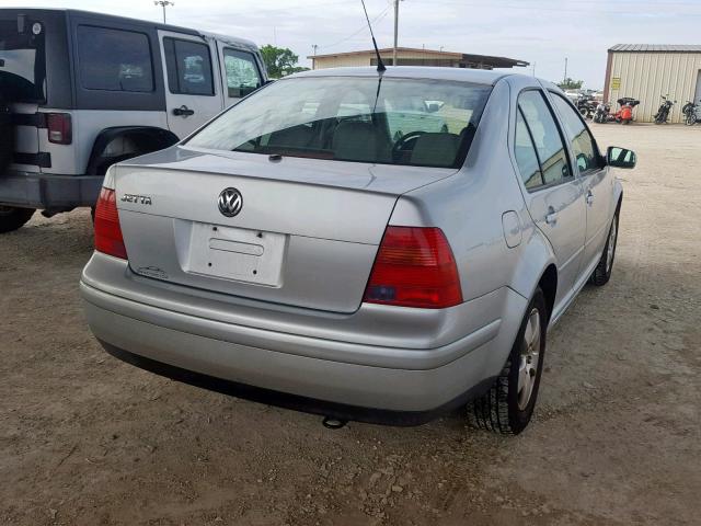 3VWSK69M63M155792 - 2003 VOLKSWAGEN JETTA GLS SILVER photo 4