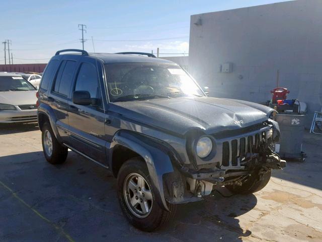 1J4GK58K12W295762 - 2002 JEEP LIBERTY LI BLUE photo 1