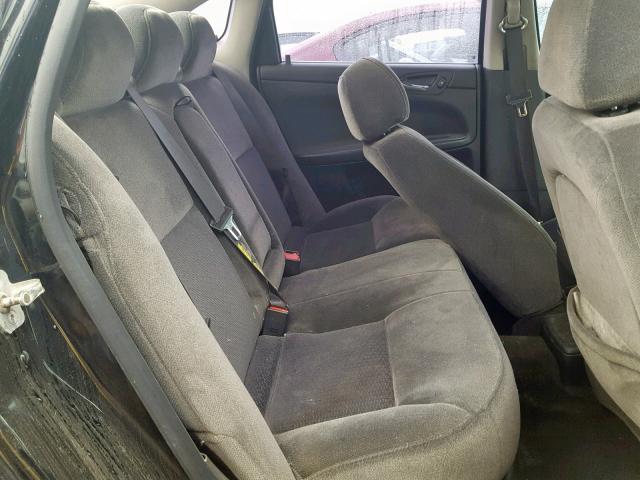 2G1WD58C879411262 - 2007 CHEVROLET IMPALA SUP შავი ფოტო 6