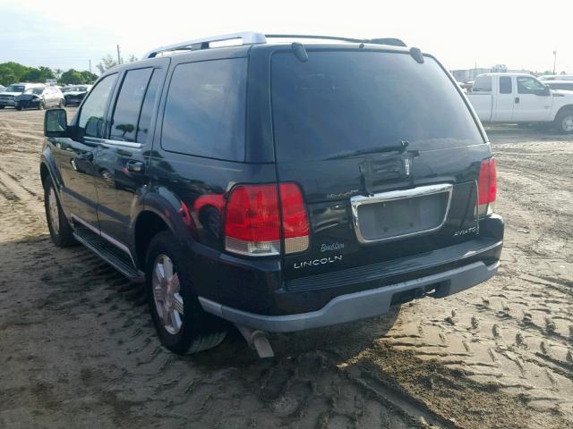 5LMEU68H24ZJ19055 - 2004 LINCOLN AVIATOR 黑色 照片 3
