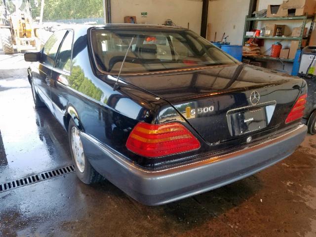 WDBGA70E1TA325415 - 1996 MERCEDES-BENZ S 500 BLUE photo 3