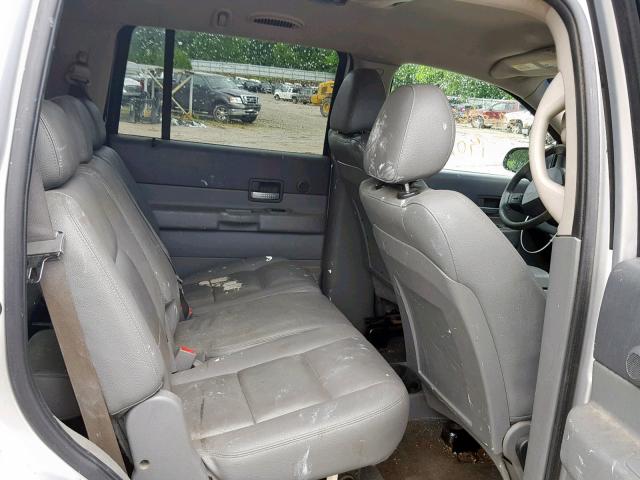 1D4HB48N66F125811 - 2006 DODGE DURANGO SL SILVER photo 6