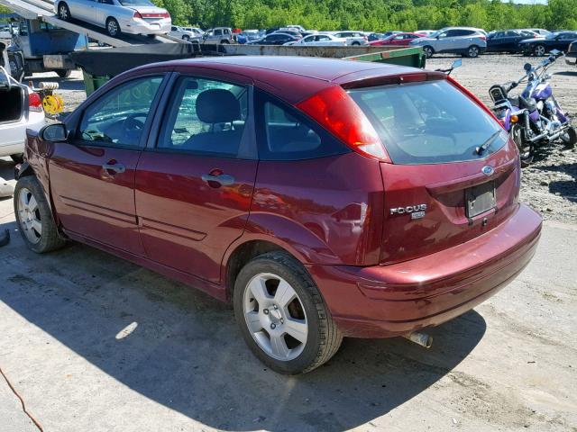 1FAHP37N17W147586 - 2007 FORD FOCUS ZX5 RED photo 3