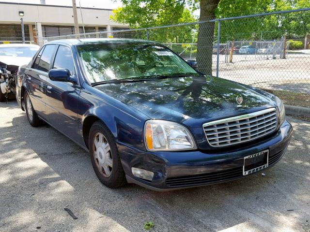 1G6KD54Y53U208725 - 2003 CADILLAC DEVILLE BLUE photo 1