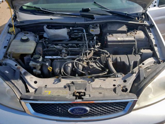 1FAFP34N17W177277 - 2007 FORD FOCUS ZX4 SILVER photo 7