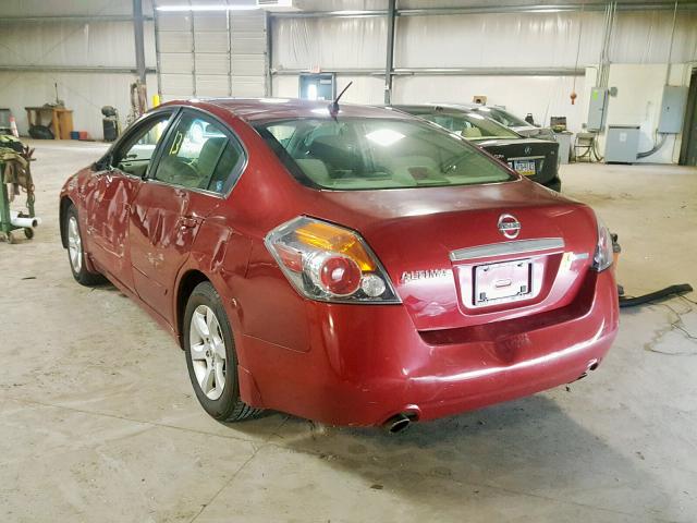 1N4CL21E97C211688 - 2007 NISSAN ALTIMA HYB MAROON photo 3