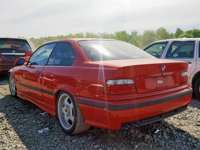 WBSBF932XSEH07357 - 1995 BMW M3 RED photo 3