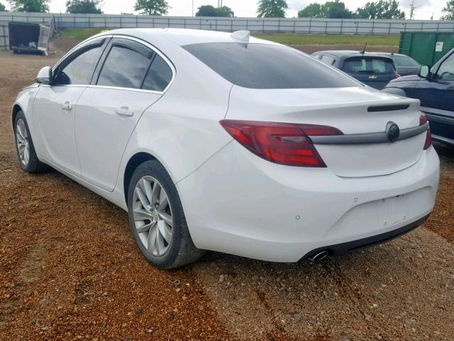 2G4GN5EX7F9218286 - 2015 BUICK REGAL PREM WHITE photo 3