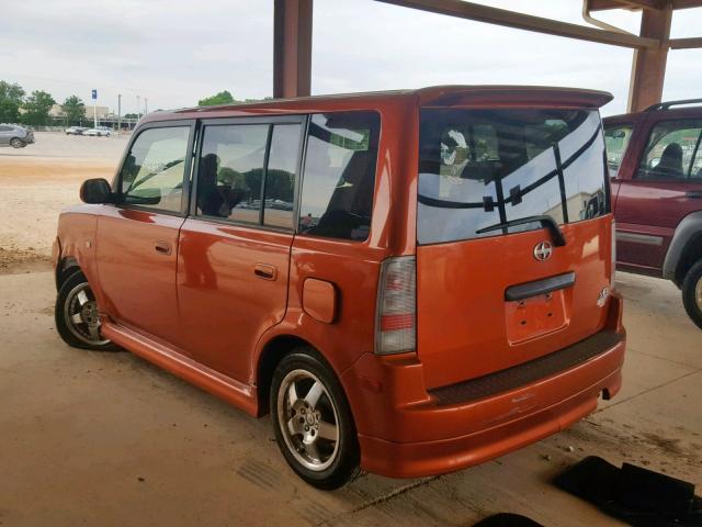 JTLKT324240163230 - 2004 TOYOTA SCION XB ORANGE photo 3