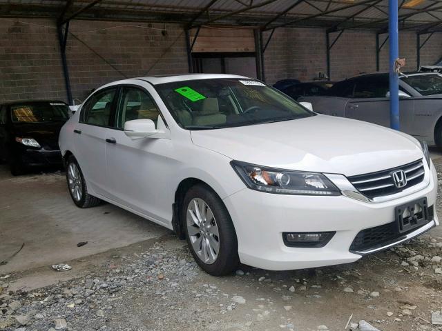 1HGCR2F87FA260136 - 2015 HONDA ACCORD EXL WHITE photo 1