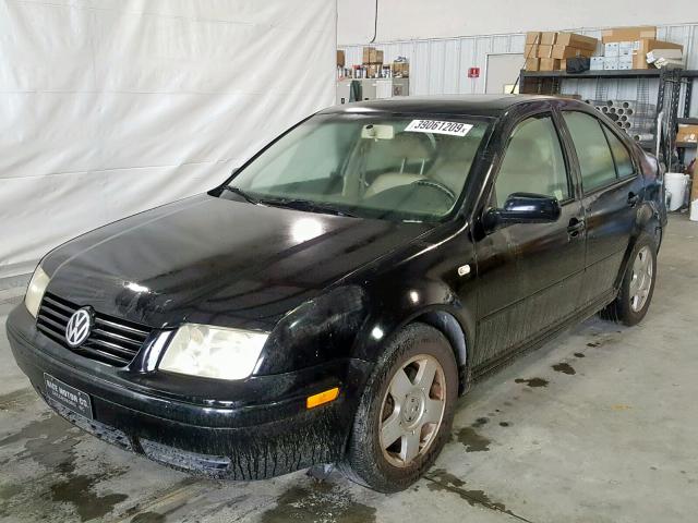 3VWSD29M3YM150558 - 2000 VOLKSWAGEN JETTA GLS BLACK photo 2