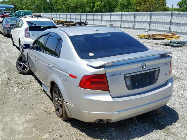 19UUA662X6A025129 - 2006 ACURA 3.2TL SILVER photo 3