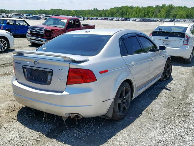 19UUA662X6A025129 - 2006 ACURA 3.2TL SILVER photo 4