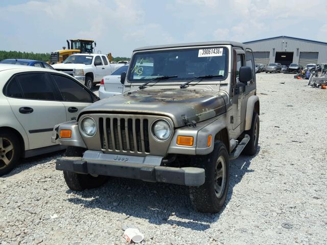 1J4F449S25P387010 - 2005 JEEP WRANGLER / BROWN photo 1