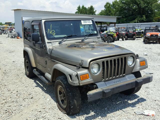 1J4F449S25P387010 - 2005 JEEP WRANGLER / BROWN photo 2