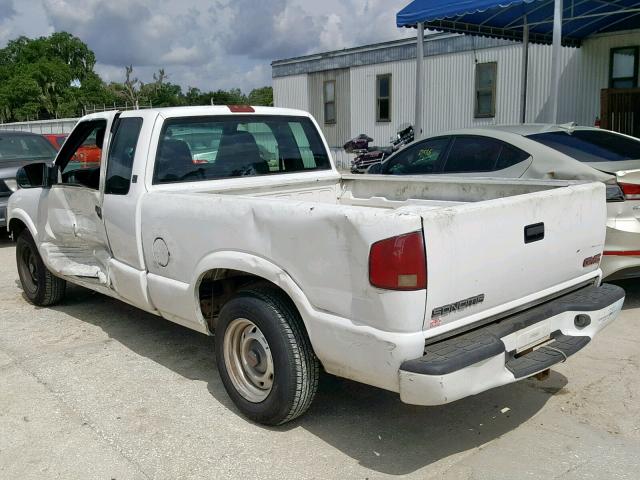 1GTCS19W318211961 - 2001 GMC SONOMA WHITE photo 3